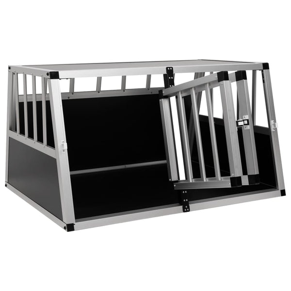 vidaXL Dog Crate with Double Door 89 x 69 x 50 cm