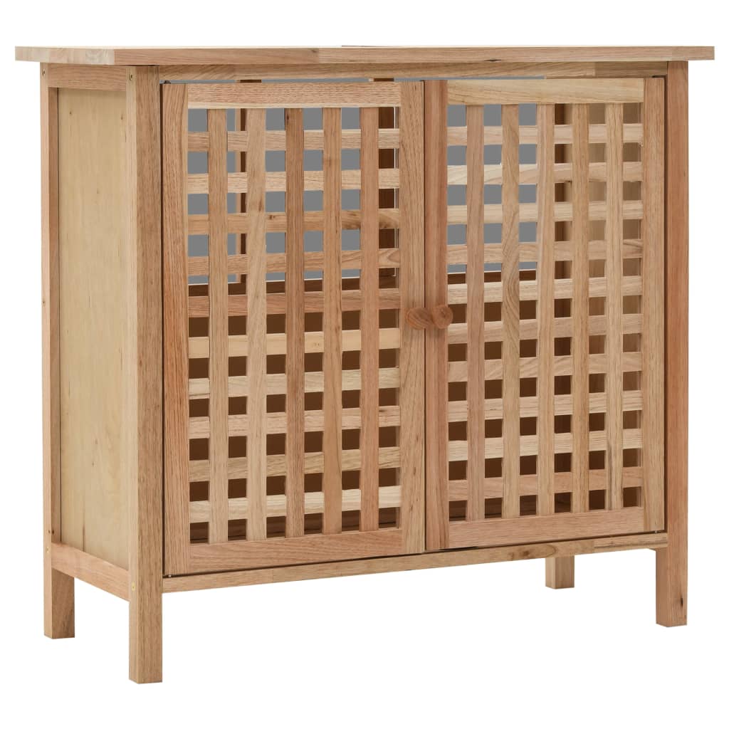 vidaXL Solid Walnut Washbasin Cabinet 66x29x61 cm