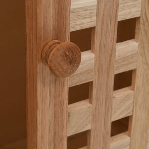 vidaXL Solid Walnut Washbasin Cabinet 66x29x61 cm