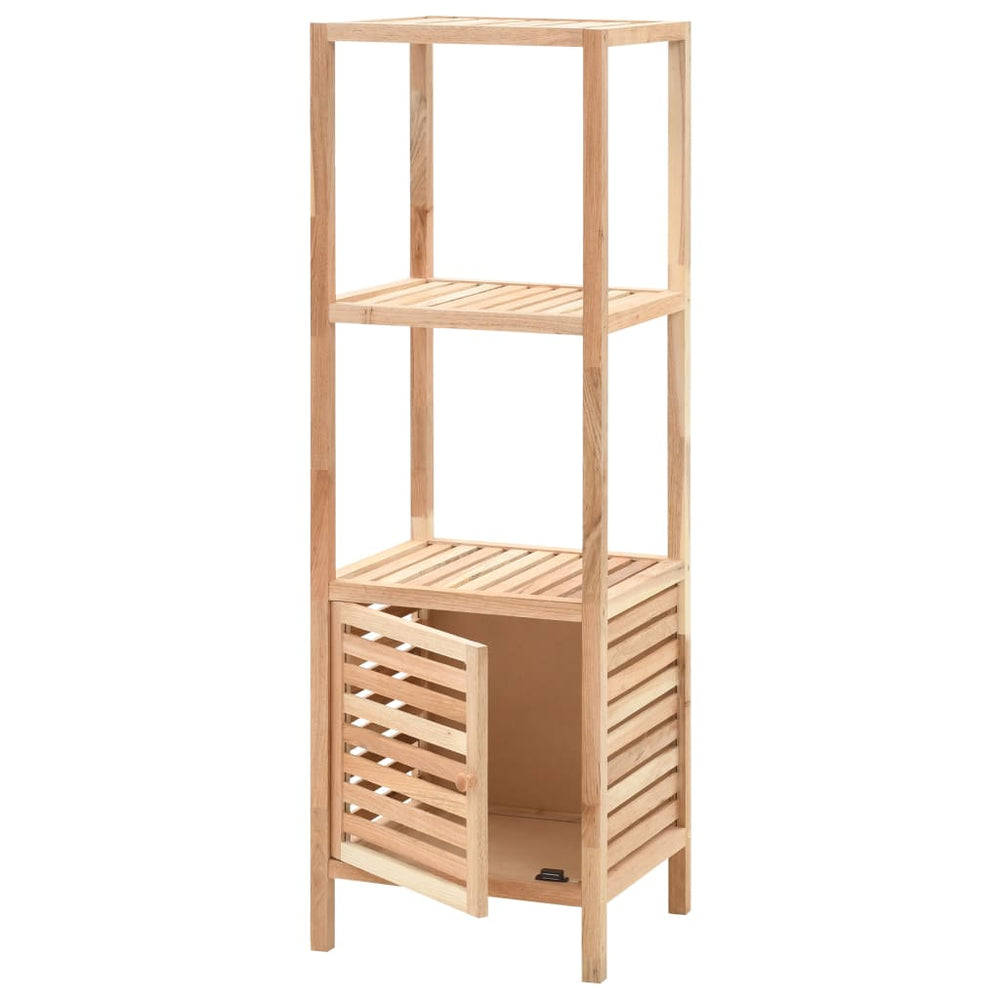 vidaXL Bathroom Cabinet Solid Walnut Wood 39.5x35.5x123 cm