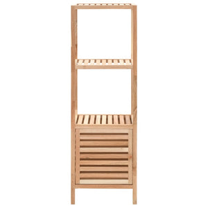 vidaXL Bathroom Cabinet Solid Walnut Wood 39.5x35.5x123 cm