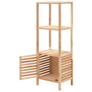 vidaXL Bathroom Cabinet Solid Walnut Wood 39.5x35.5x123 cm