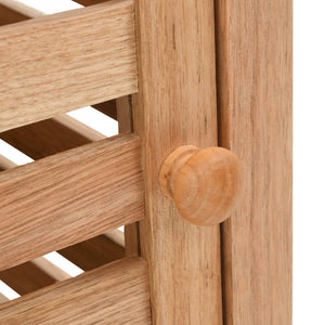 vidaXL Bathroom Cabinet Solid Walnut Wood 39.5x35.5x123 cm