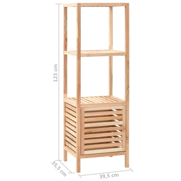 vidaXL Bathroom Cabinet Solid Walnut Wood 39.5x35.5x123 cm