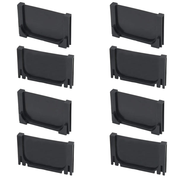 vidaXL Plastic Drainage Channels 4 m