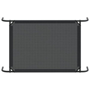 vidaXL Elevated Dog Bed Black L Textilene