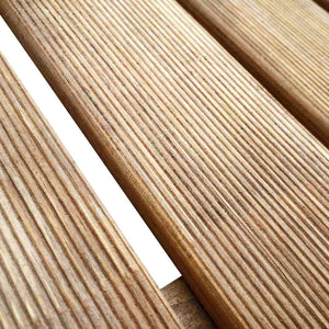 vidaXL Decking Tile 6 pcs Brown 50 x 50 cm