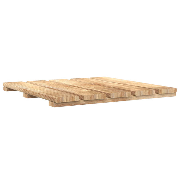 vidaXL Decking Tile 6 pcs Brown 50 x 50 cm