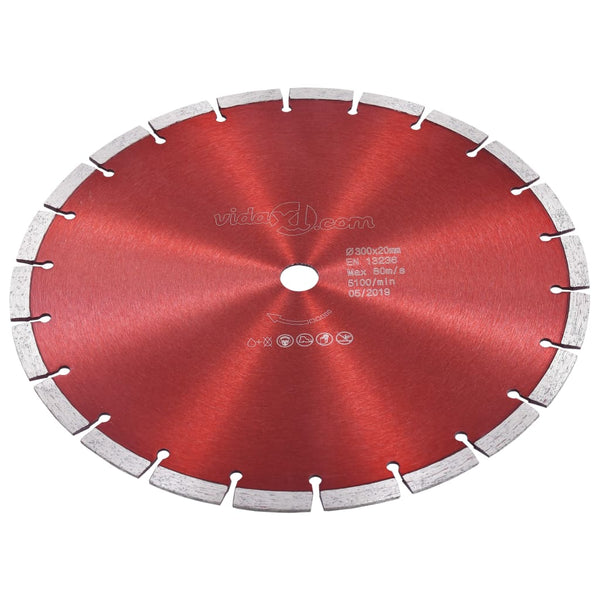 vidaXL Diamond Cutting Disc Steel 300 mm
