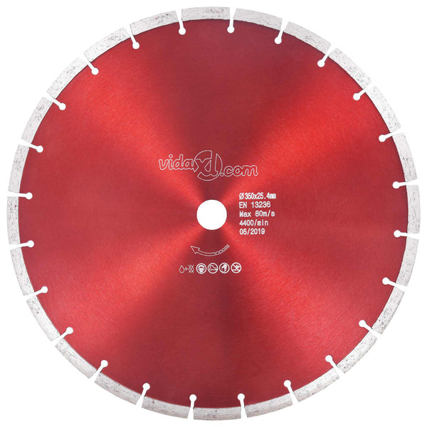 vidaXL Diamond Cutting Disc Steel 350 mm