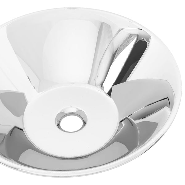 vidaXL Wash Basin 42 x 14 cm Ceramic Silver