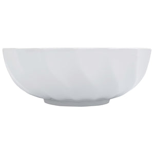 vidaXL Basin 46 x 17 cm Ceramic White