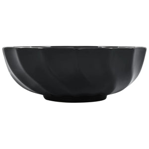 vidaXL Sink 46 x 17 cm Ceramic Black