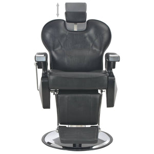 vidaXL Hairdressing Chair Black 72x68x98 cm Faux Leather