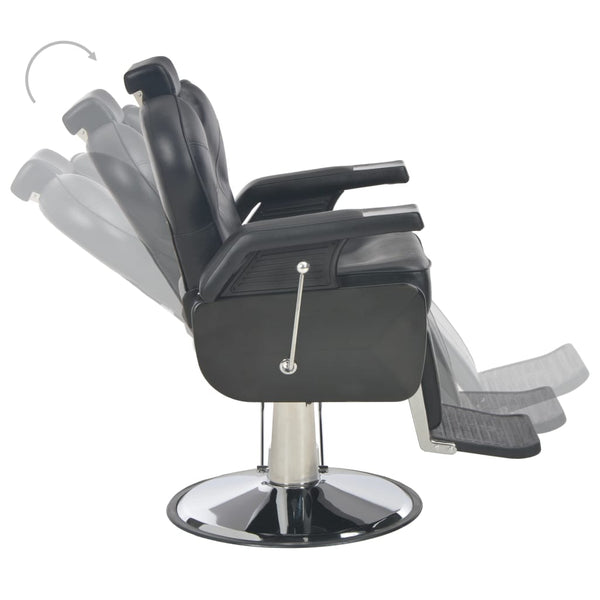 vidaXL Hairdressing Chair Black 72x68x98 cm Faux Leather