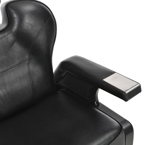 vidaXL Hairdressing Chair Black 72x68x98 cm Faux Leather