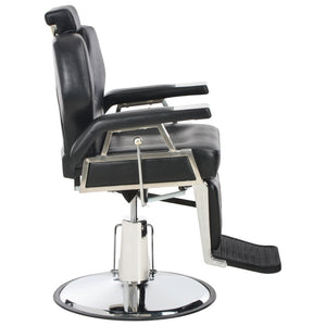 vidaXL Hairdressing Chair Black 72x68x98 cm Faux Leather