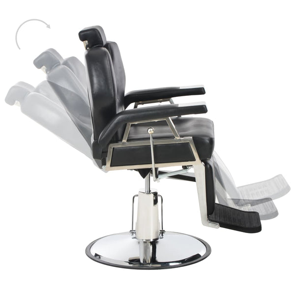 vidaXL Hairdressing Chair Black 72x68x98 cm Faux Leather