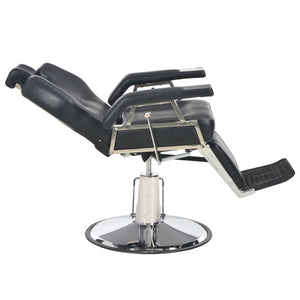 vidaXL Hairdressing Chair Black 72x68x98 cm Faux Leather