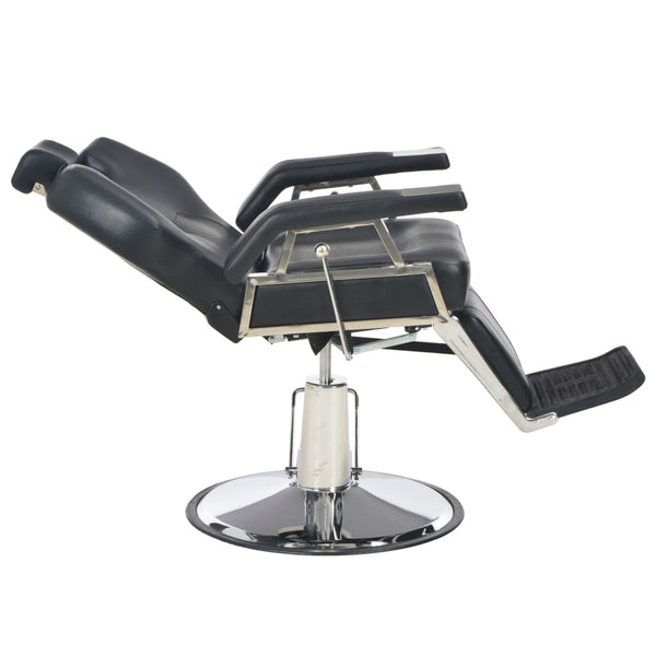 vidaXL Hairdressing Chair Black 72x68x98 cm Faux Leather