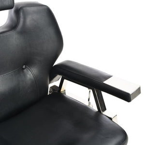 vidaXL Hairdressing Chair Black 72x68x98 cm Faux Leather