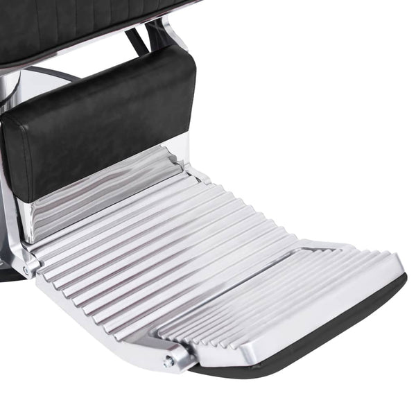 vidaXL Barbershop Chair Black 68x69x116 cm Faux Leather