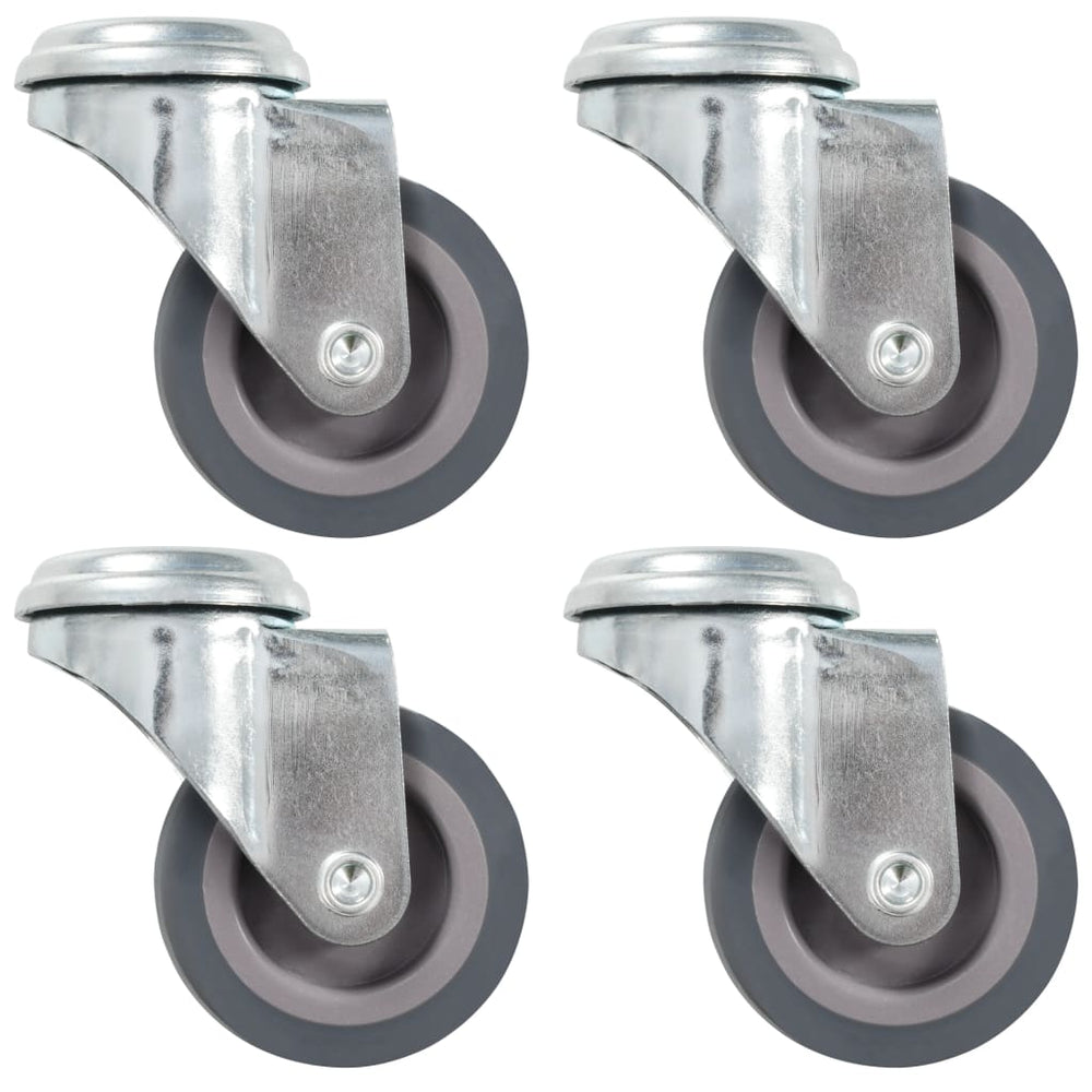 vidaXL Swivel Casters with Bolt Hole 4 pcs 50 mm