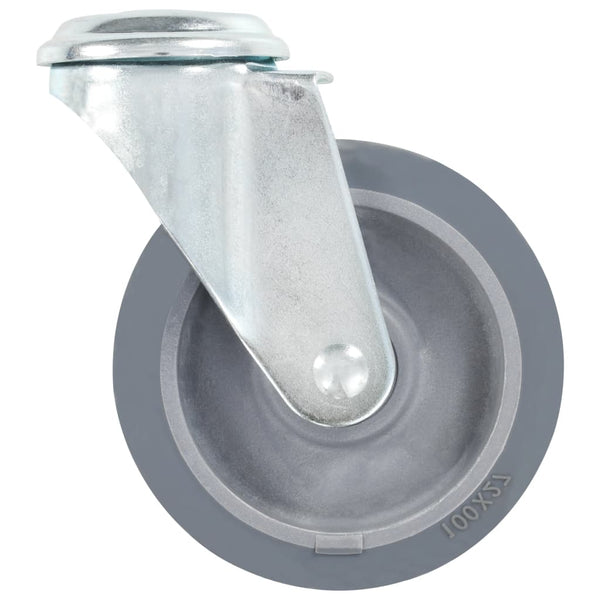 vidaXL Swivel Casters with Bolt Hole 4 pcs. 100 mm