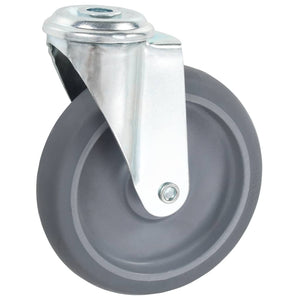 vidaXL Swivel Castor Wheels with Bolt Hole 4 pcs. 125 mm