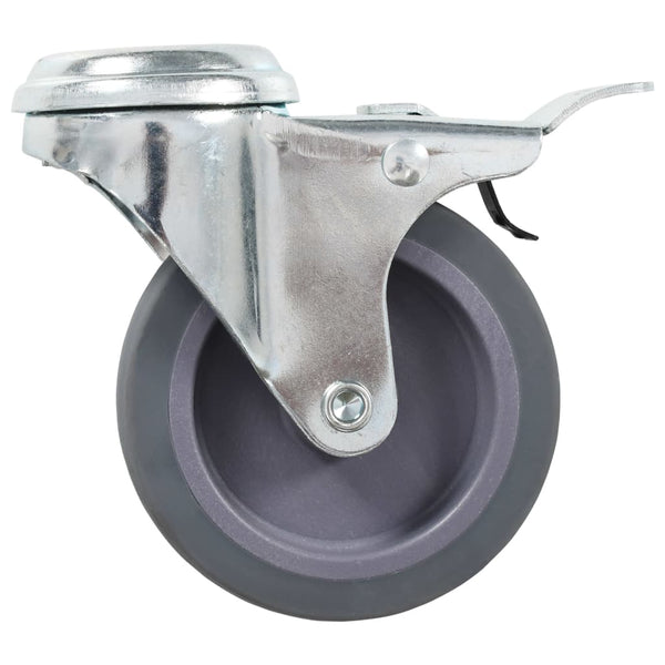 vidaXL Bolt Hole Swivel Casters 4 pcs. 75 mm
