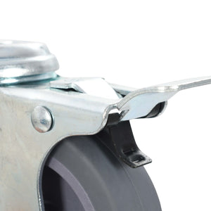vidaXL Bolt Hole Swivel Casters 4 pcs. 75 mm