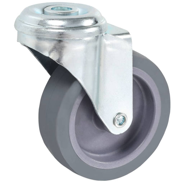 vidaXL Bolt Hole Swivel Casters 4 pcs. 75 mm