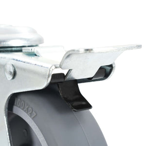 vidaXL Swivel Casters with Bolt Hole 4 pcs. 100 mm