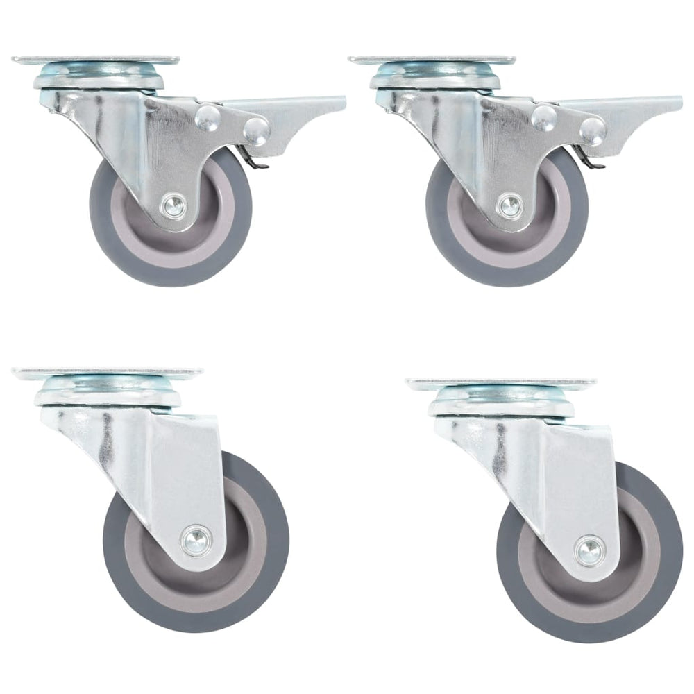 vidaXL Swivel Castors 4 pcs. 50 mm