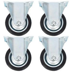 vidaXL Swivel Casters 4 pcs. 75 mm