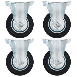 vidaXL Swivel Casters 4 Pcs. 100 mm