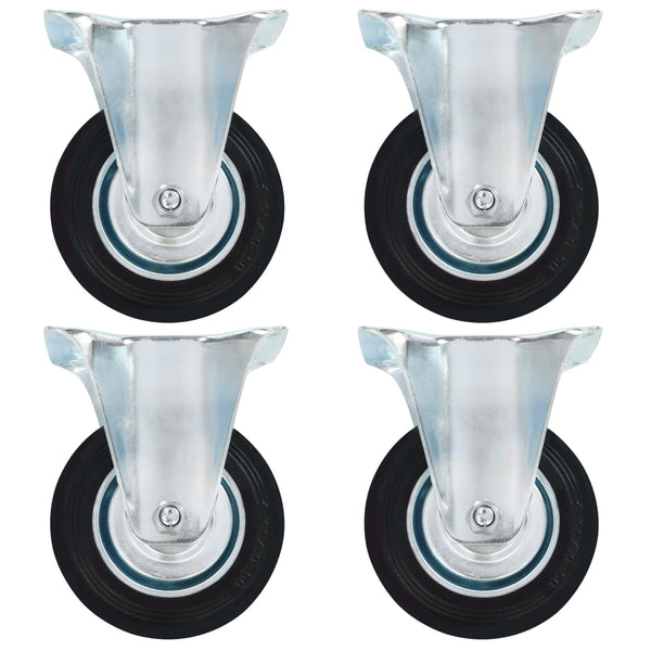 vidaXL Swivel Casters 4 Pcs. 100 mm
