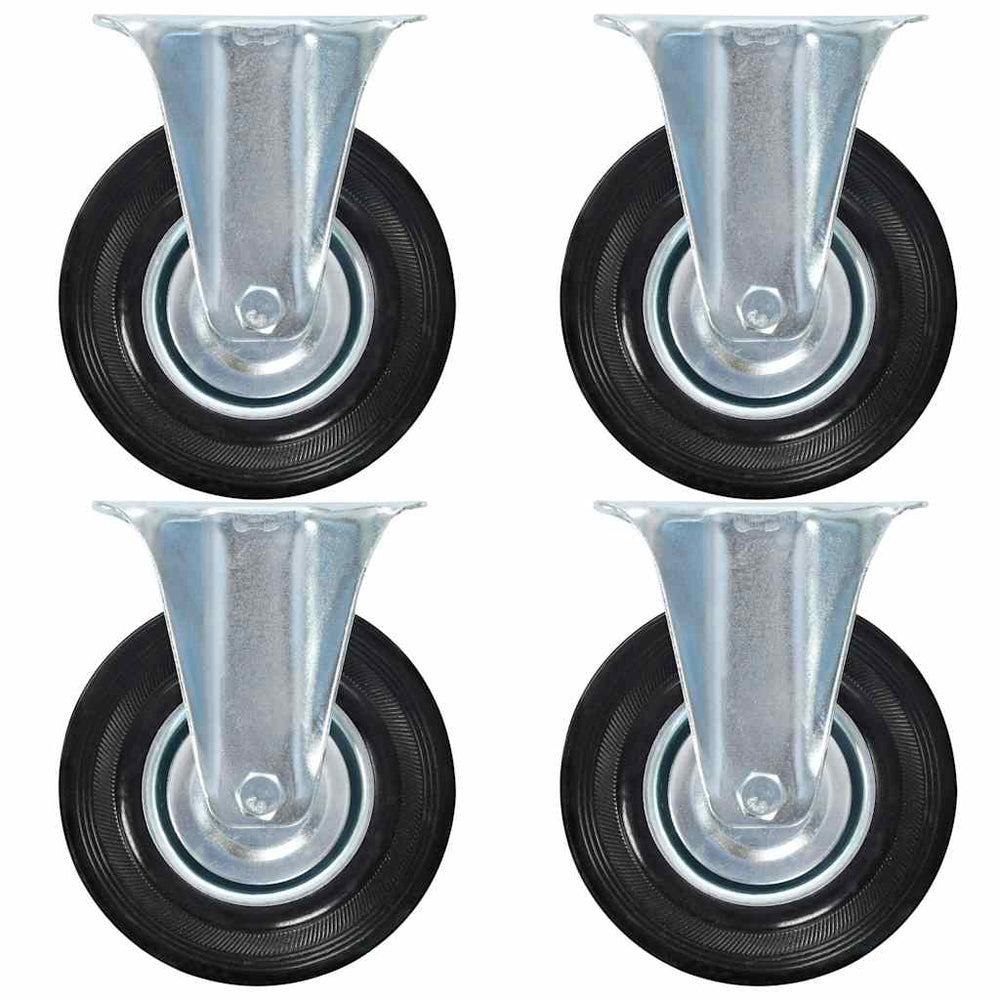 vidaXL Swivel Casters 4 pcs. 125 mm