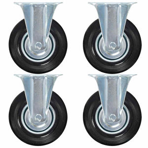 vidaXL Swivel Casters 4 pcs. 125 mm