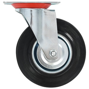 vidaXL Swivel Castors 4 pcs 125 mm