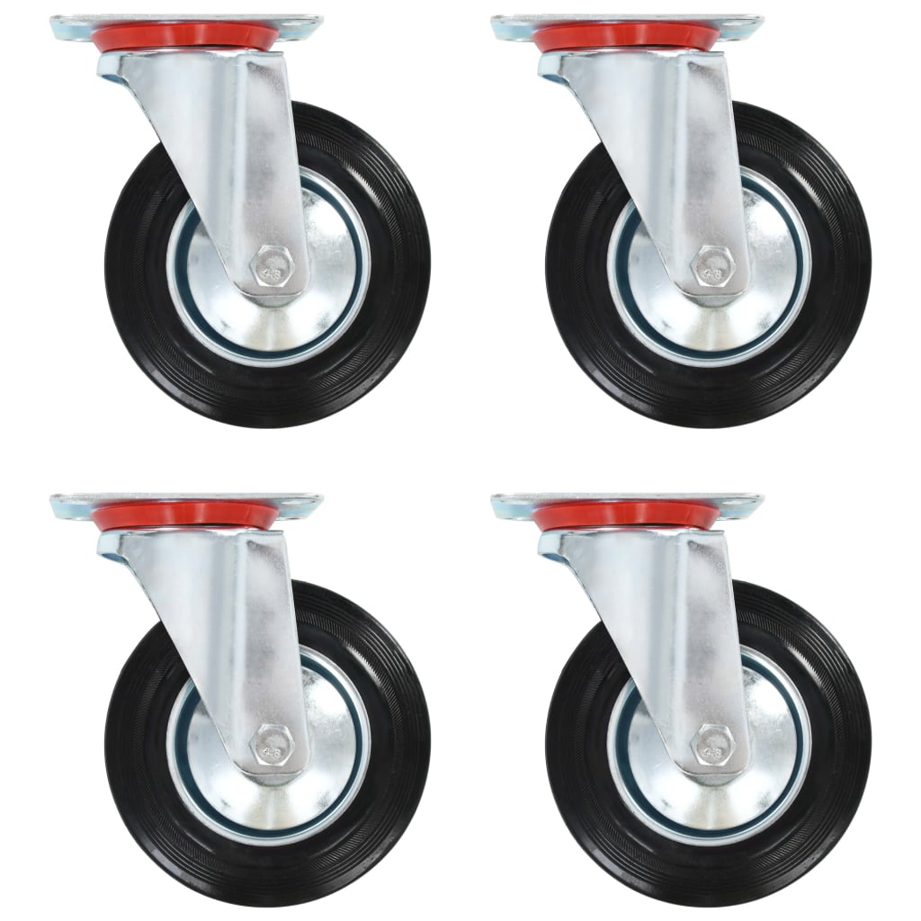 vidaXL Swivel Castors 4 pcs. 160 mm