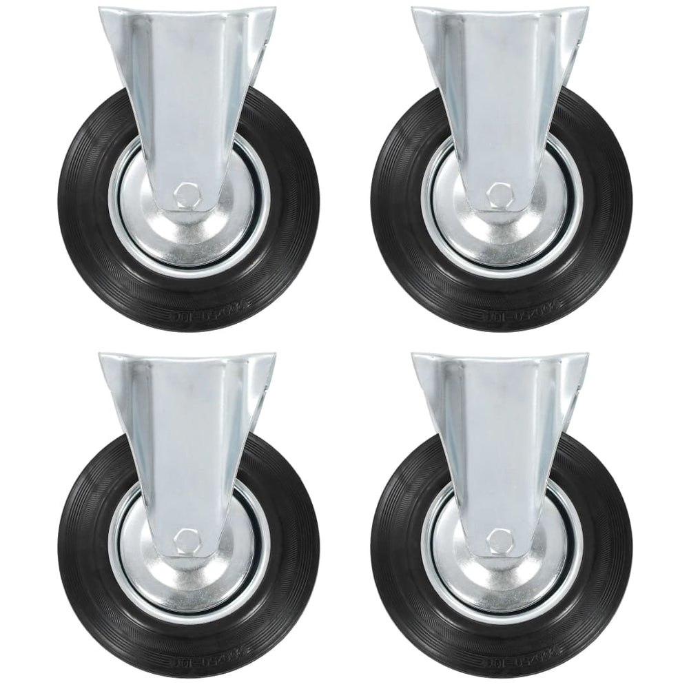 vidaXL Swivel Casters 4 pcs. 200 mm