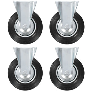 vidaXL Swivel Casters 4 pcs. 200 mm