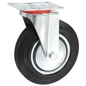 vidaXL Swivel Casters 4 pcs. 200 mm