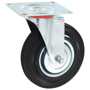 vidaXL Swivel Castors 4 pcs 125 mm