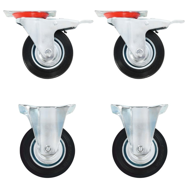 vidaXL Castors 4 pcs. 100 mm