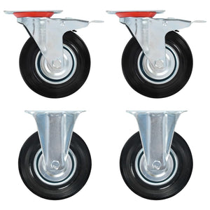 vidaXL Wheels 4 pcs. 125 mm