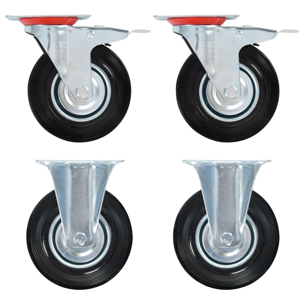 vidaXL Wheels 4 pcs. 125 mm