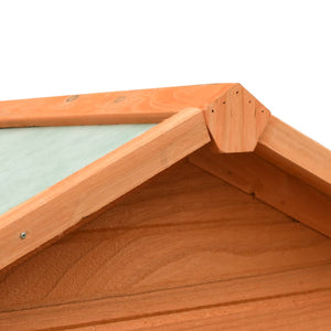 vidaXL Bird Aviary Pinewood & Firwood 125.5x59.5x164 cm