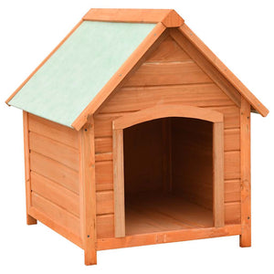vidaXL Dog Kennel Solid Pine & Fir Wood 72x85x82 cm